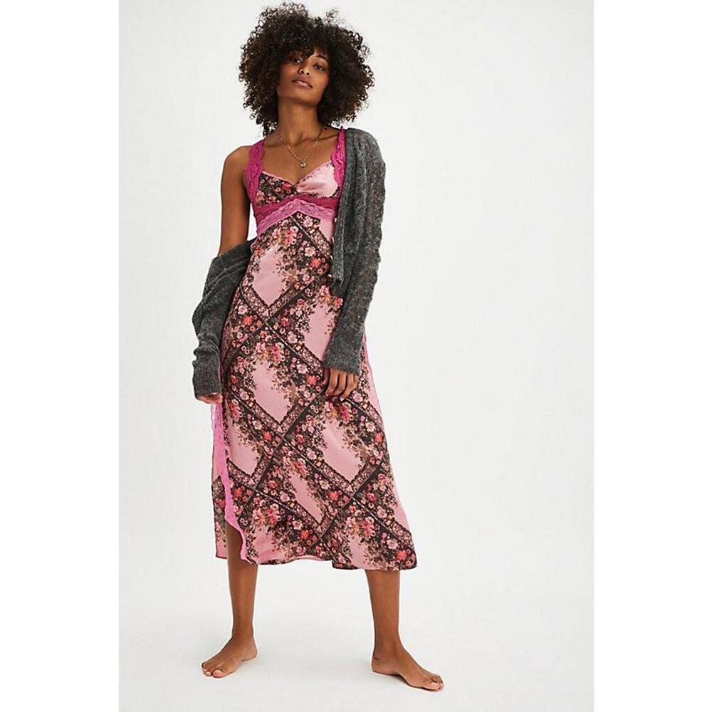 Intimately by Free People - Just Dreamy Maxi Slip, pink, size S